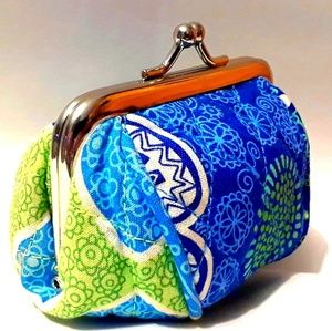 Vera Bradley Kisslock Change Pouch